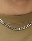 Collana Bullet Bianca 465mm