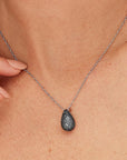 Collana Fancy Cloud Light Blue 440mm
