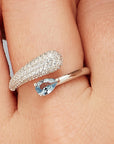 Anello Fancy Cloud Light Blue