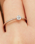 Anello Fancy Infinite White