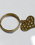 Anello Cuori Pendente: