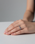 Anello Onda Blu