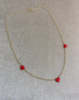 Collana 3 cuori