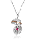 Collana Chiama Angeli Con Tutto Il Mio Cuore in Argento SKU: SFA104