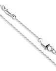 Collana Zancan in argento con pendente a croce e vite in oro rosa.