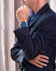 OROLOGIO FESTINA F20560/3 BLU CON CINTURINO IN ACCIAIO, UOMO