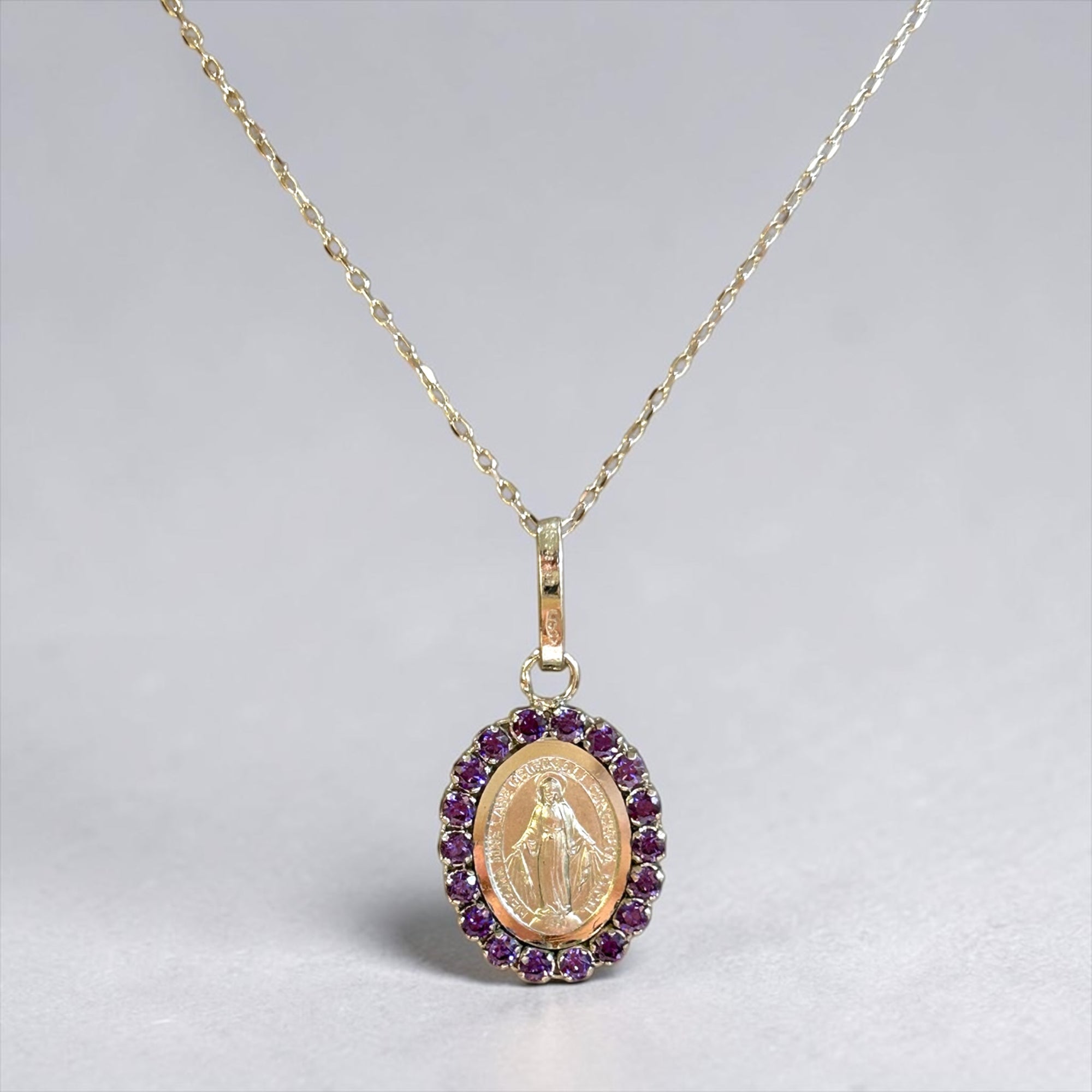 Collana Fede Lilla