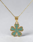 Collana Flower Turquoise