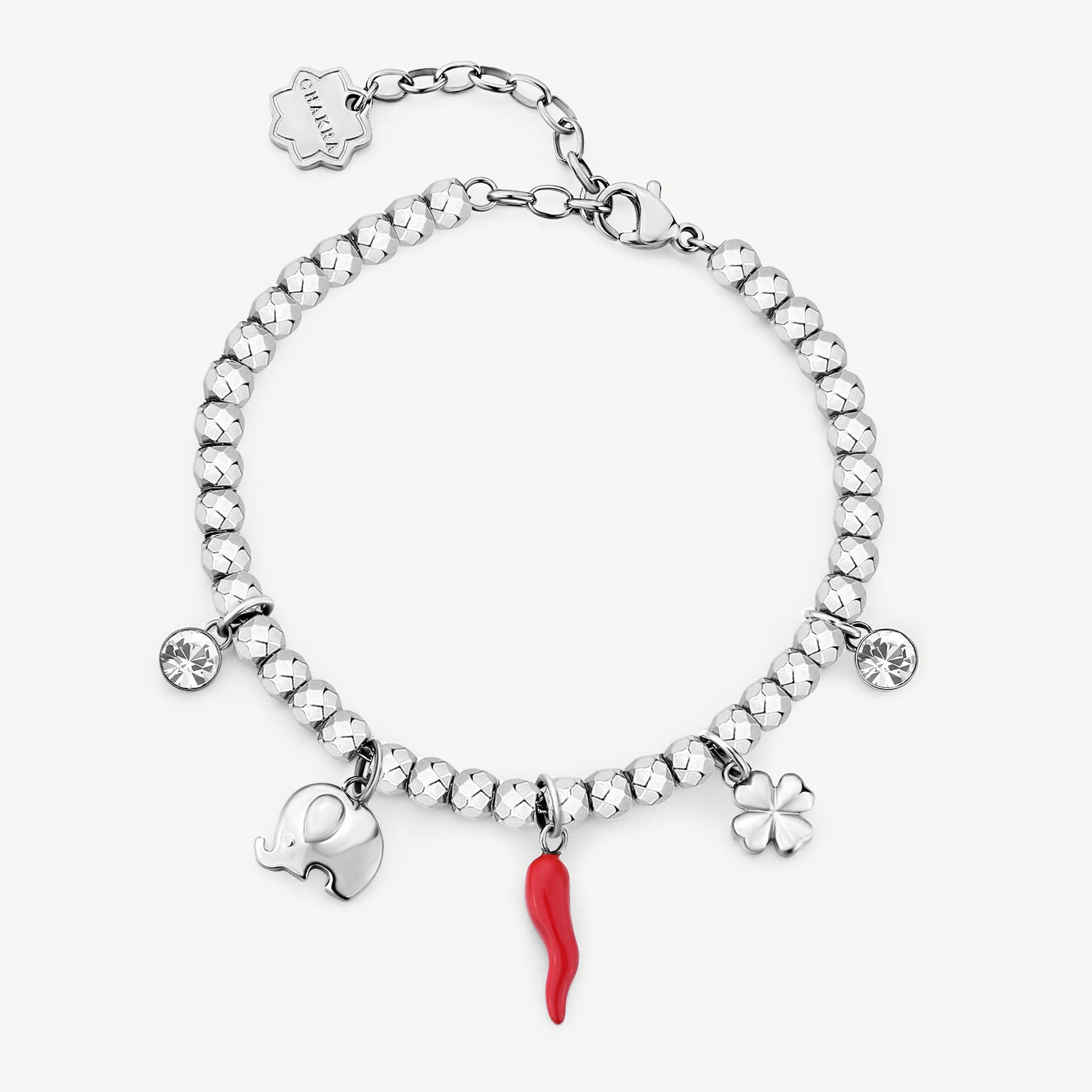 Bracciale CHAKRA PORTAFORTUNA  Acciaio BHKB25