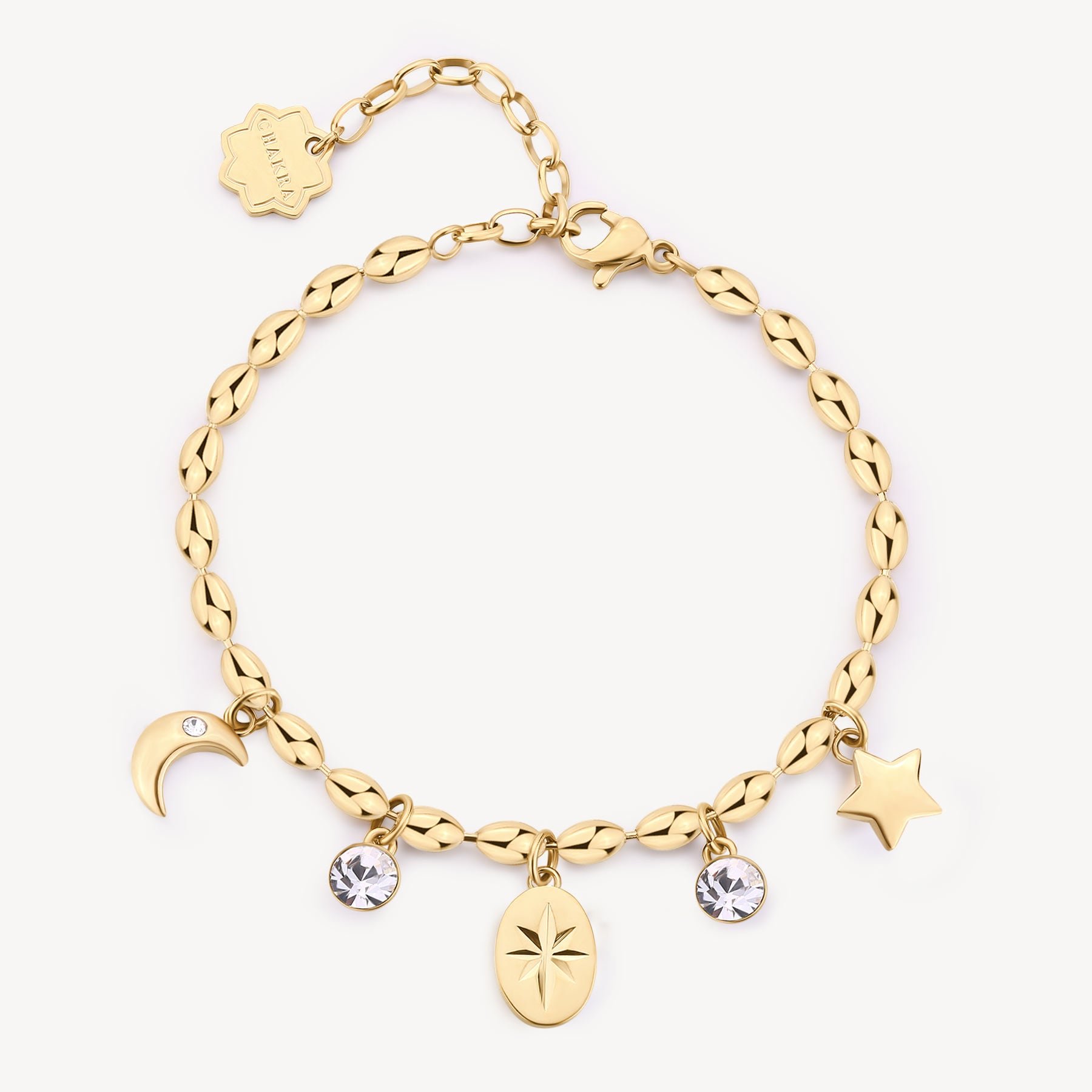 Bracciale CHAKRA SIMBOLI Acciaio BHKB248