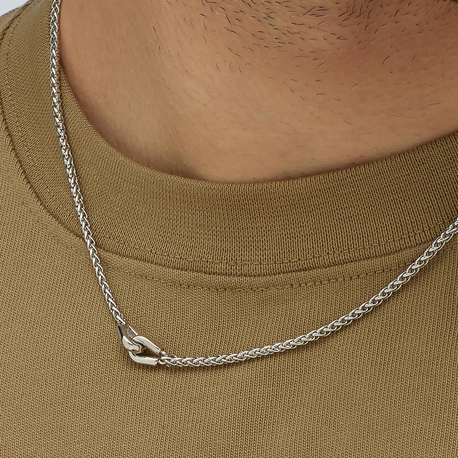 Collana Knocker Bianca 510mm