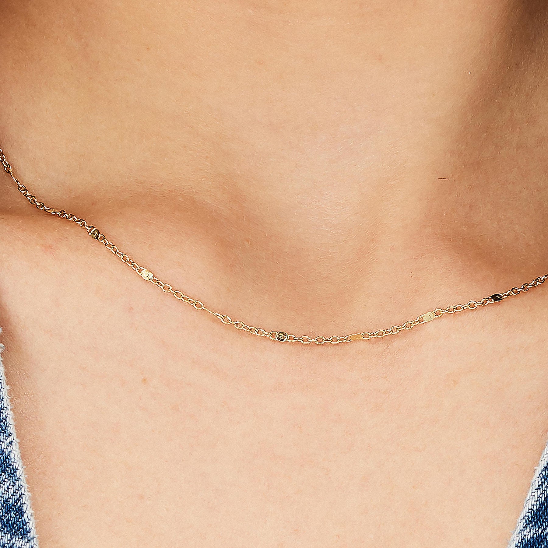 Collana Essential Gold 440mm
