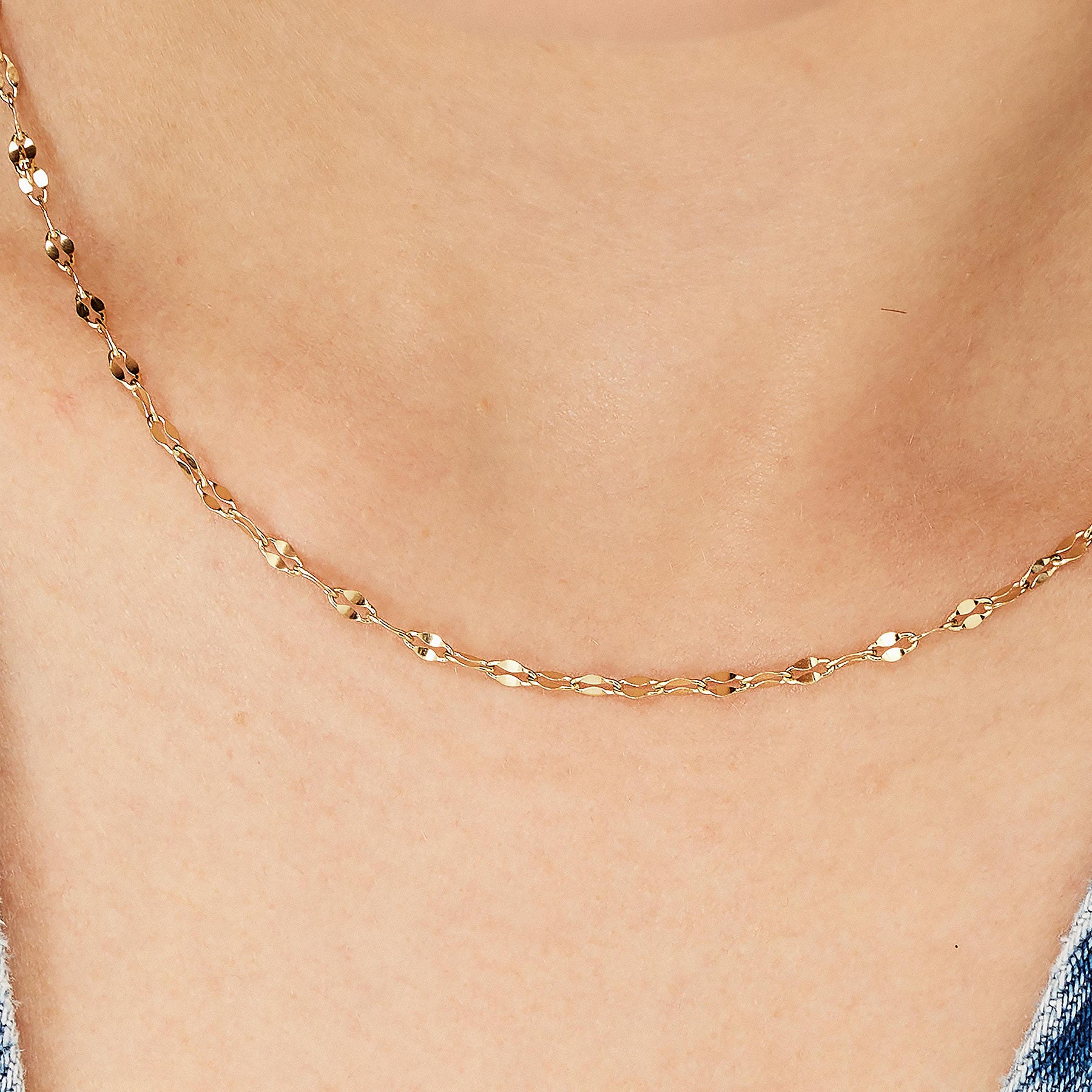Collana Essential Gold 440mm