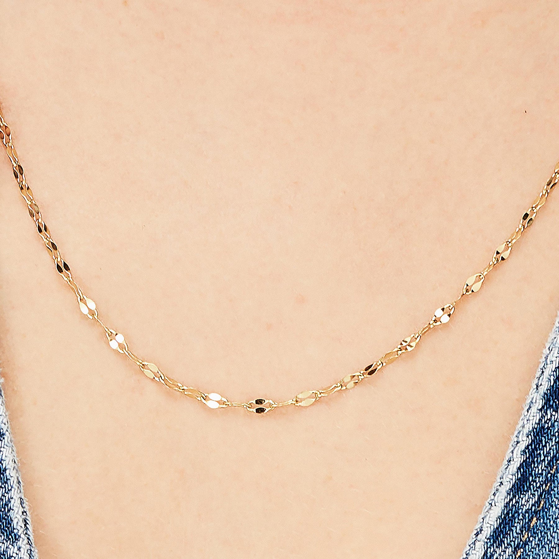 Collana Essential Gold 560mm
