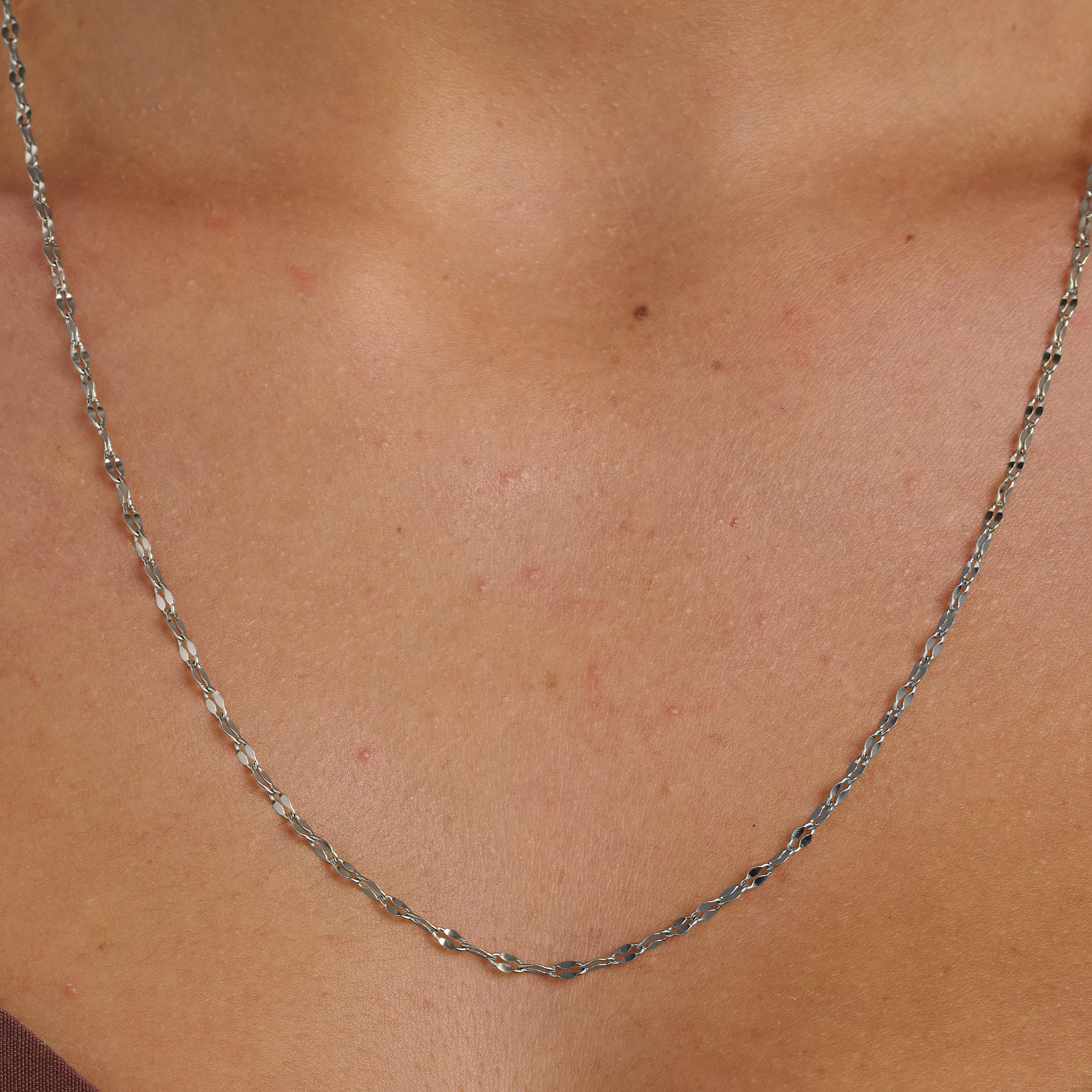 Collana Essential Bianca 660mm