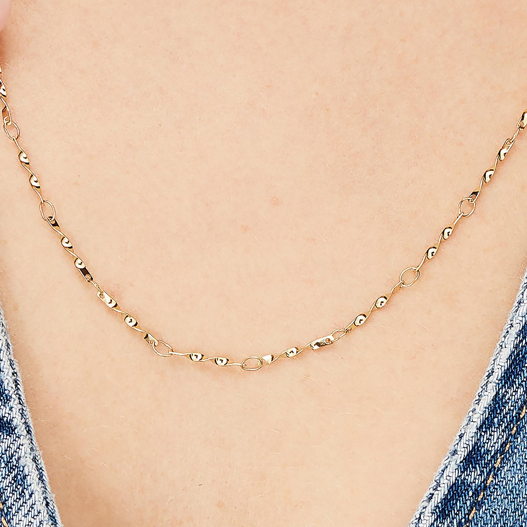 Collana Essential Gold 560mm