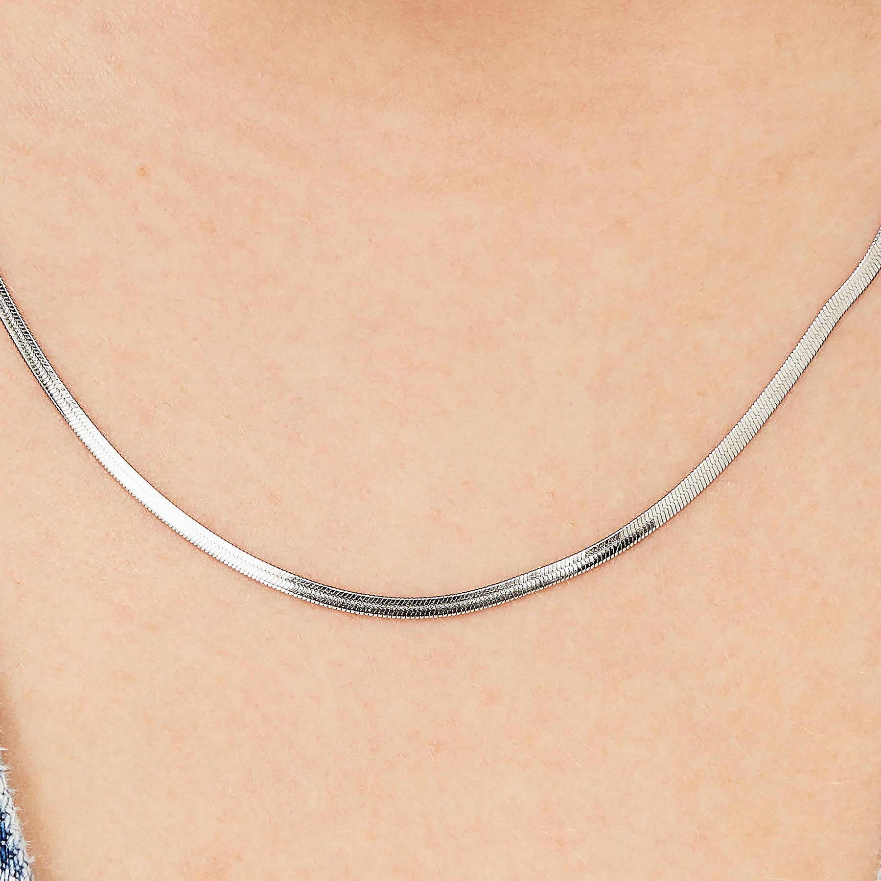 Collana Essential Bianca 560mm