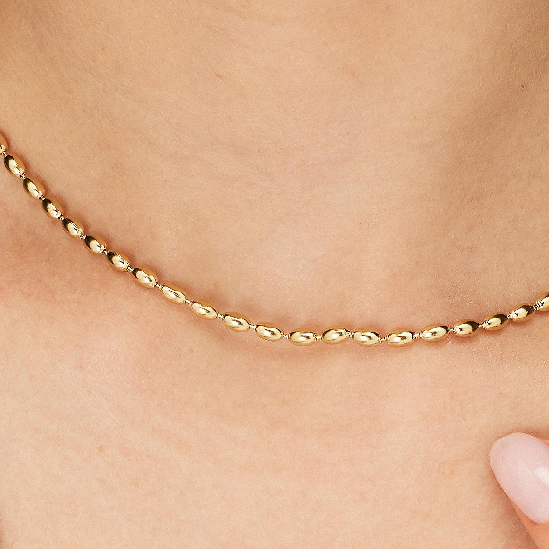 Collana Essential Gold 440mm