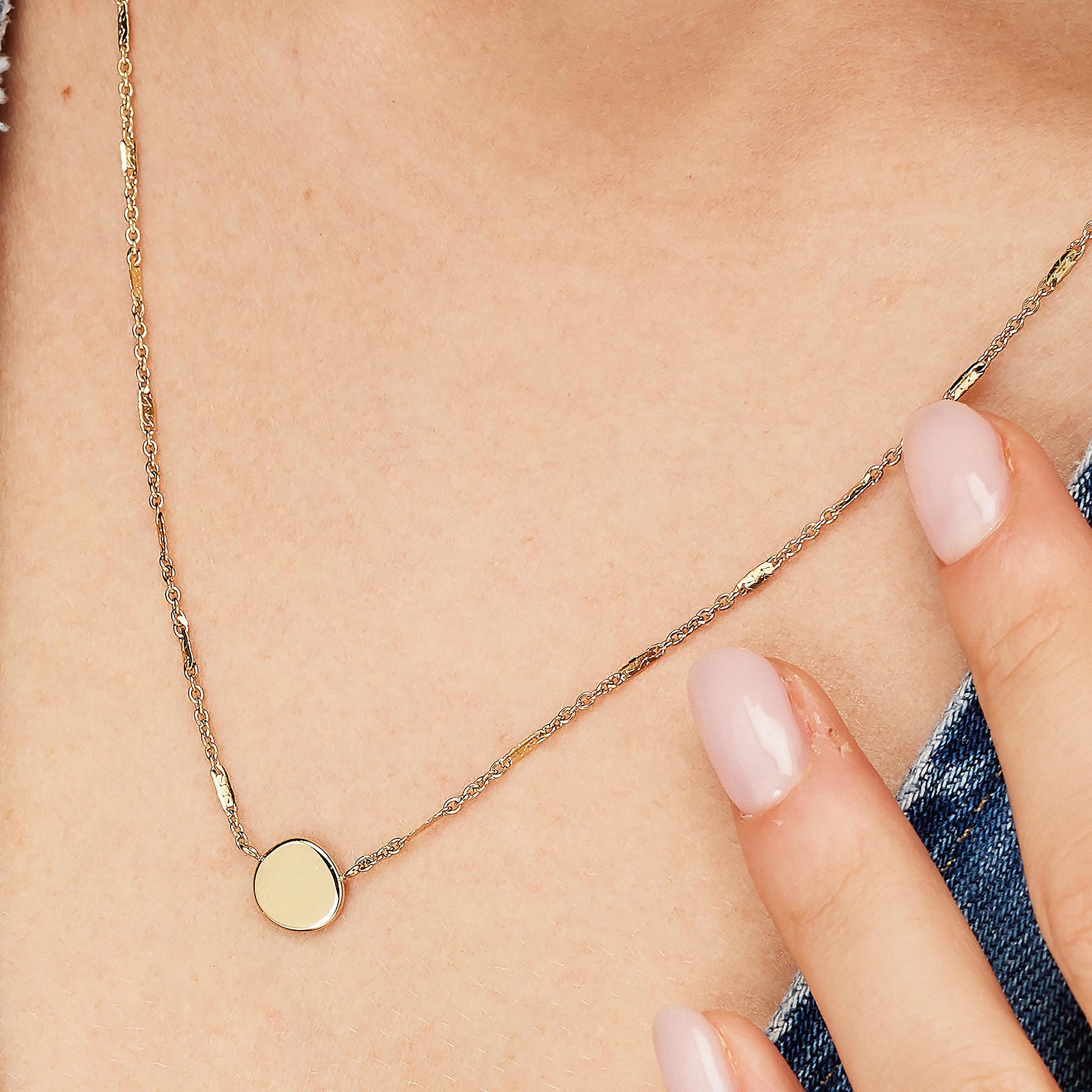 Collana Essential Gold 560mm