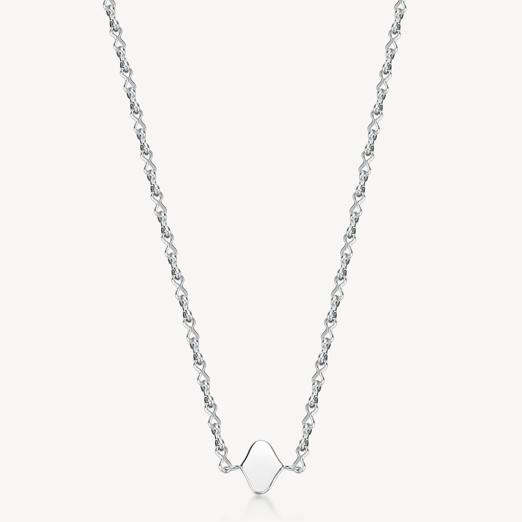 Collana Essential Bianca 440mm