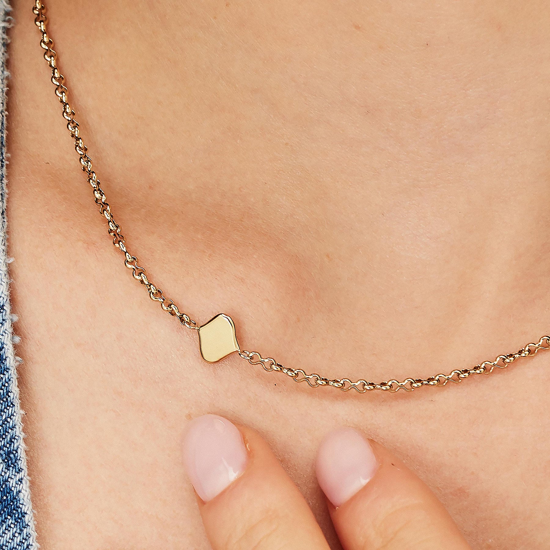 Collana Essential Gold 440mm