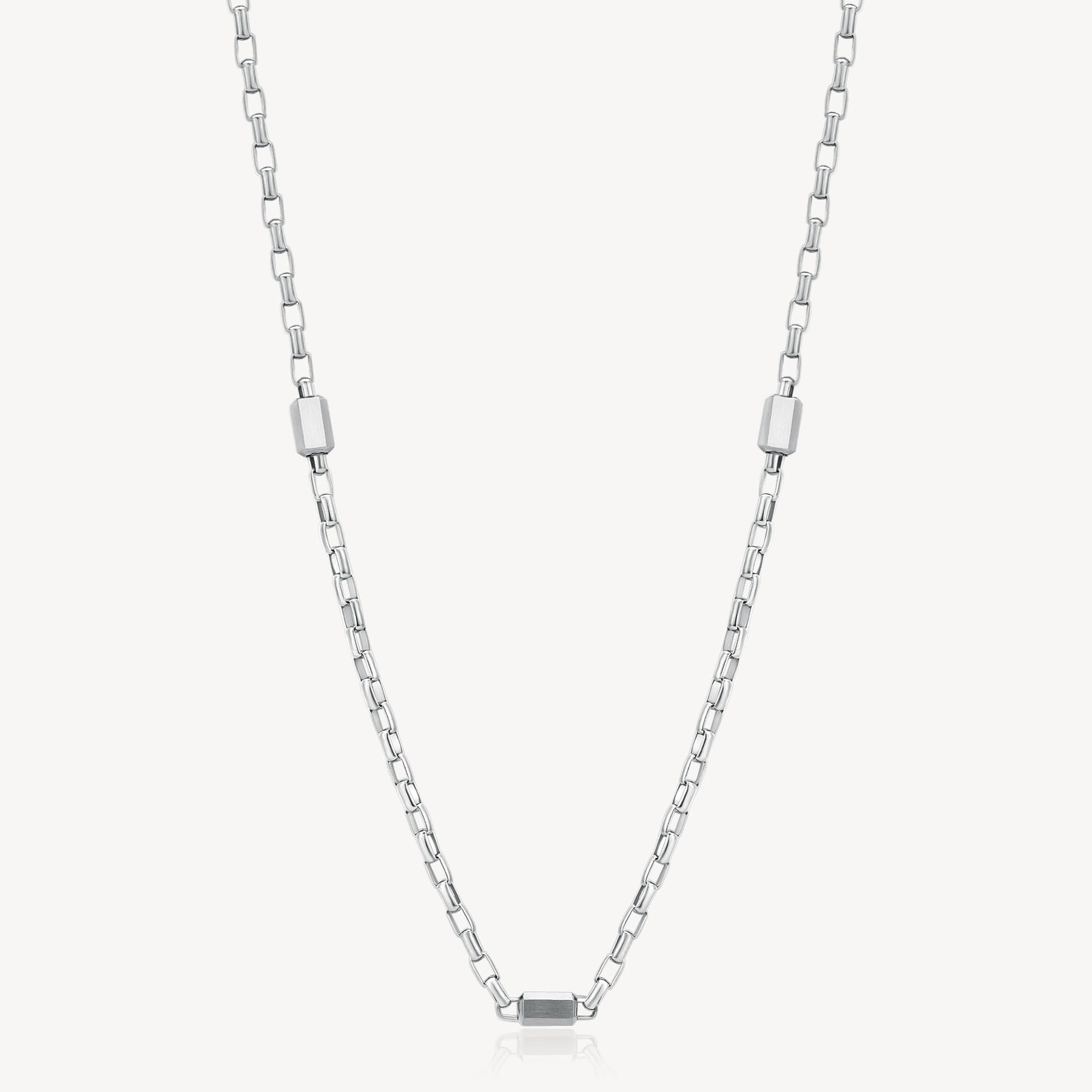 Collana Logan Bianca 470mm