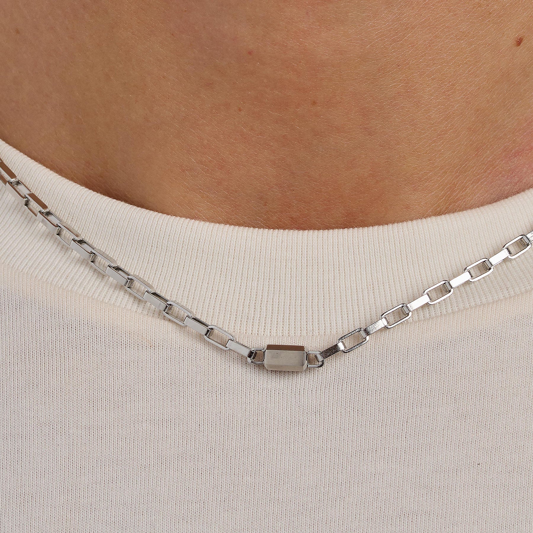 Collana Logan Bianca 470mm