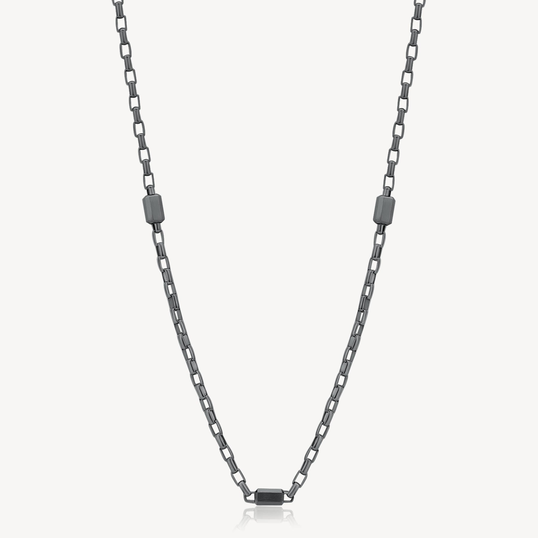 Collana Logan Black 470mm
