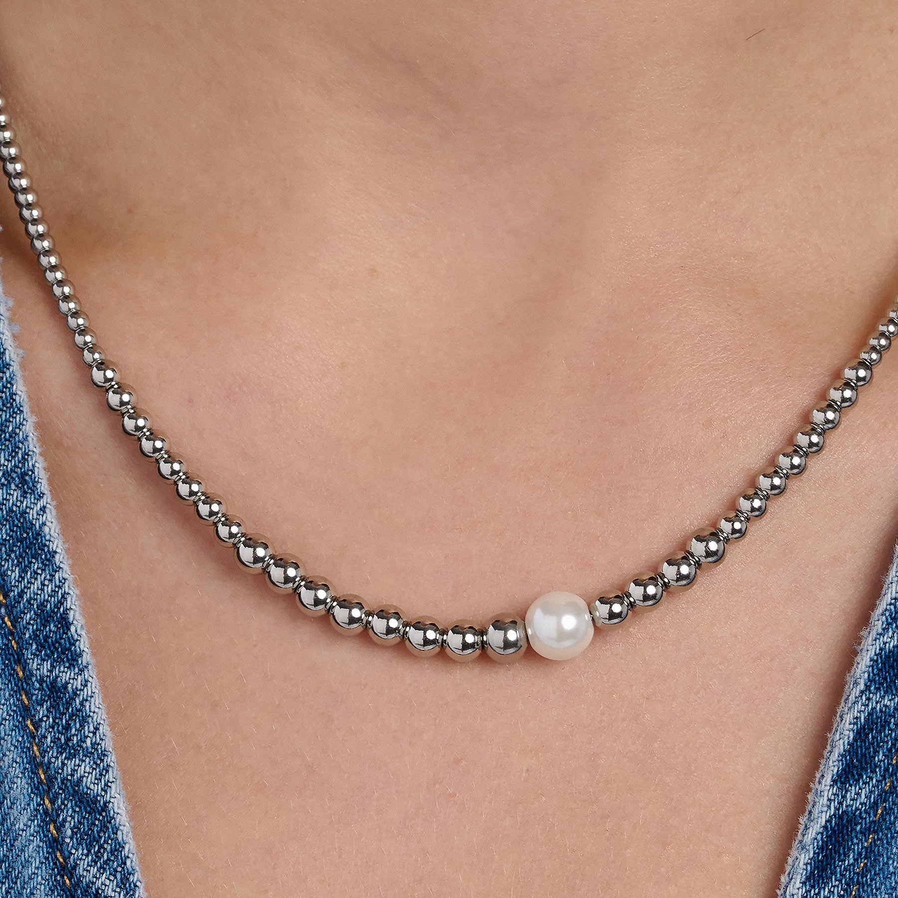 Collana Perfect Bianca 500mm