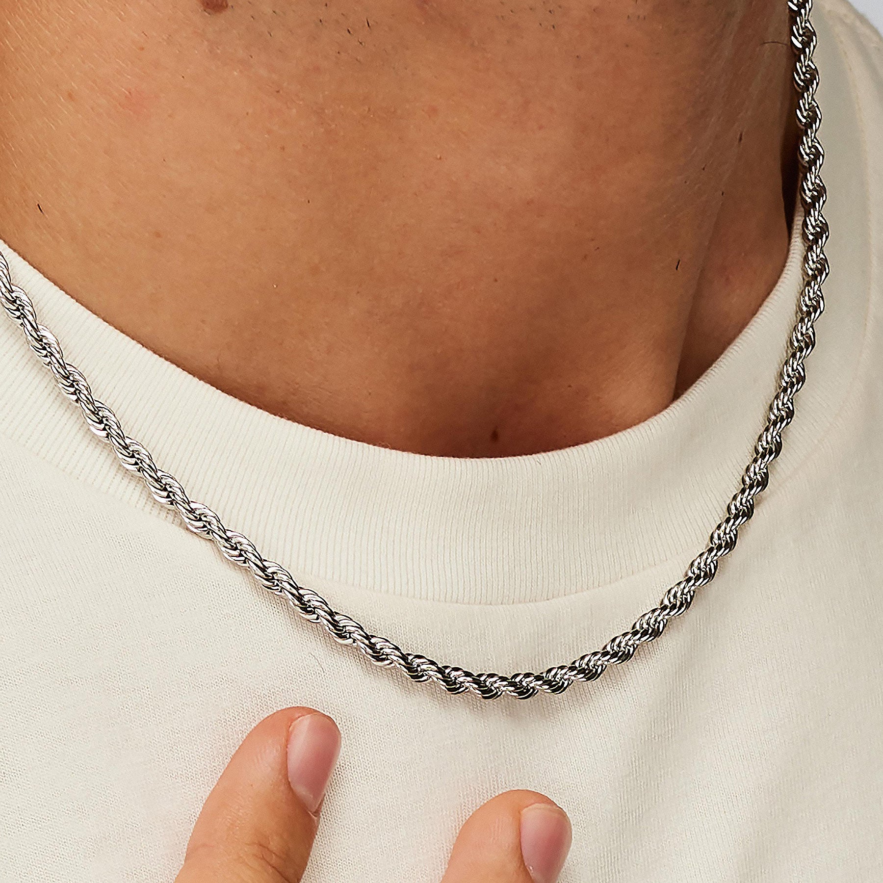 Collana Riptide Bianca 455mm