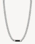 Collana Bullet Bianca 465mm