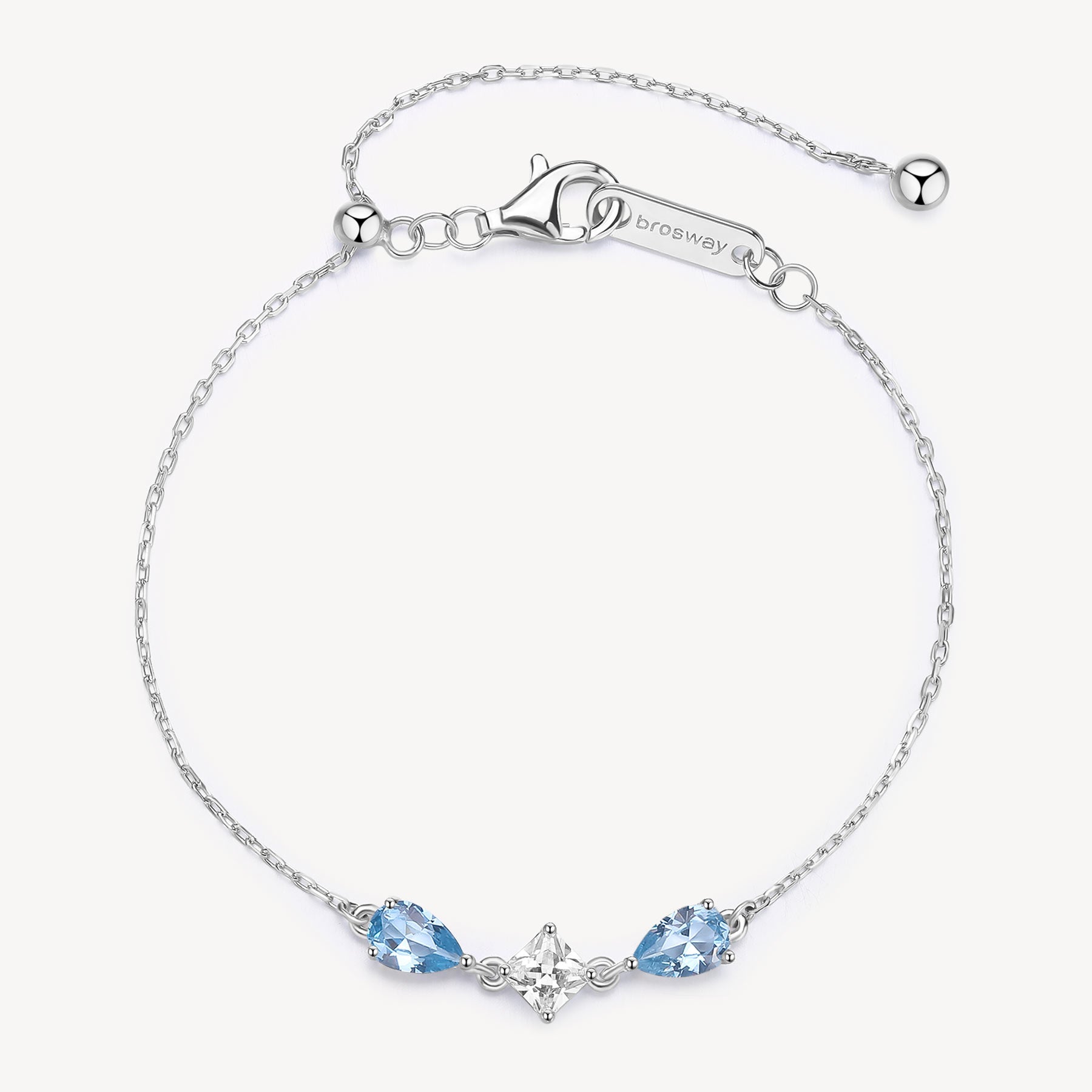 Bracciale Fancy Cloud Light Blue 185mm