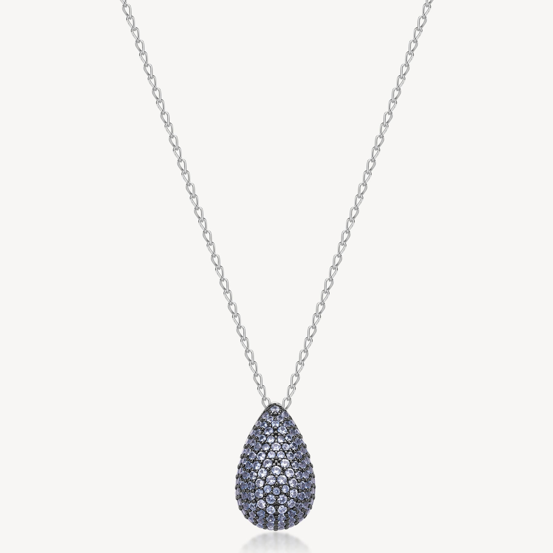 Collana Fancy Cloud Light Blue 440mm