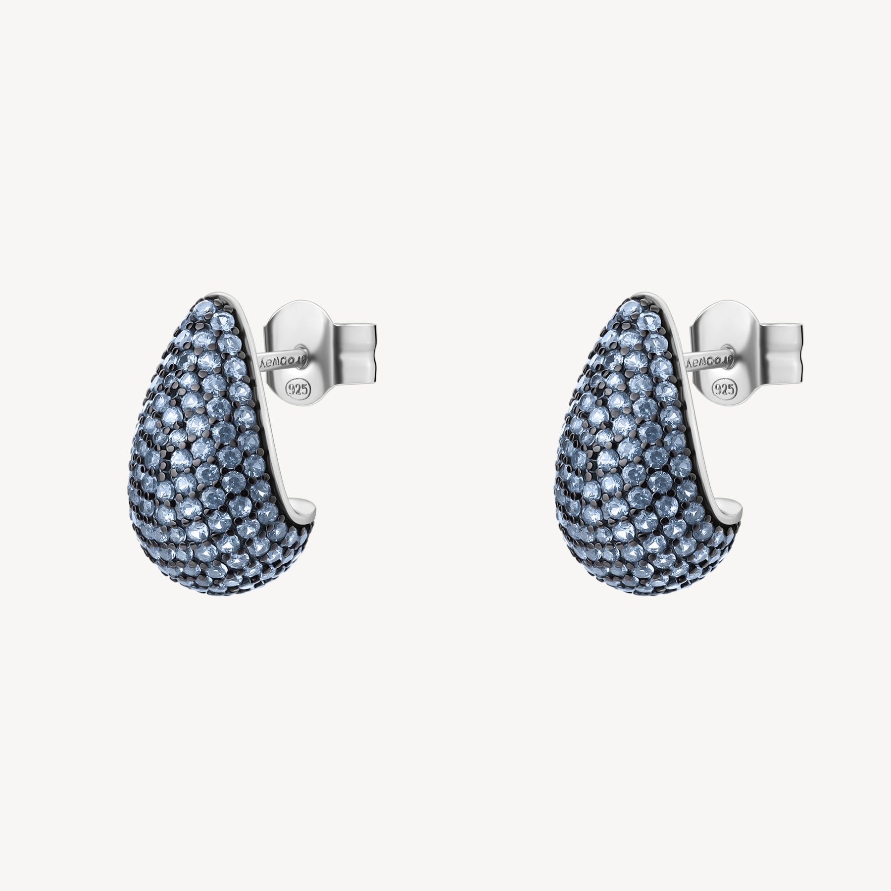 Orecchini Fancy Cloud Light Blue 15,7mm