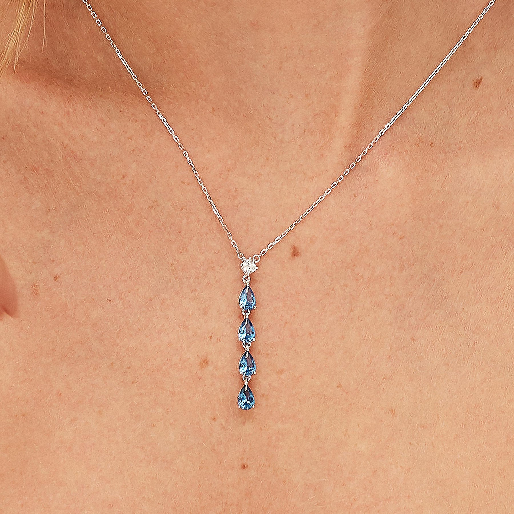 Collana Fancy Freedom Blue 450mm