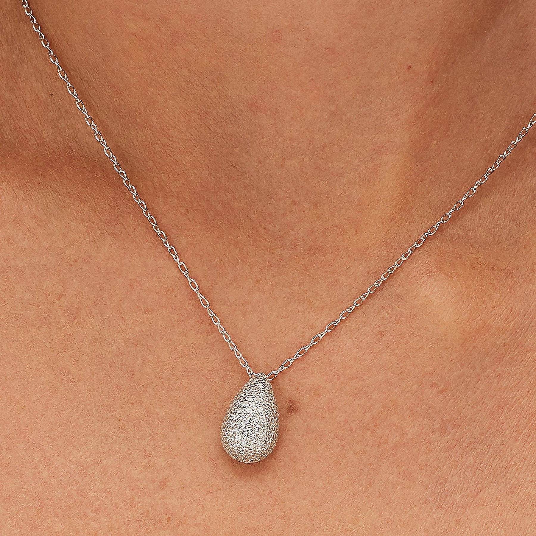 Collana Fancy Infinite White 440mm