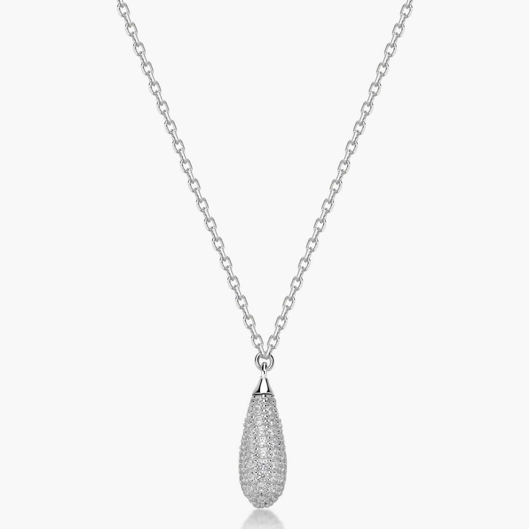 Collana Fancy Infinite White 440mm