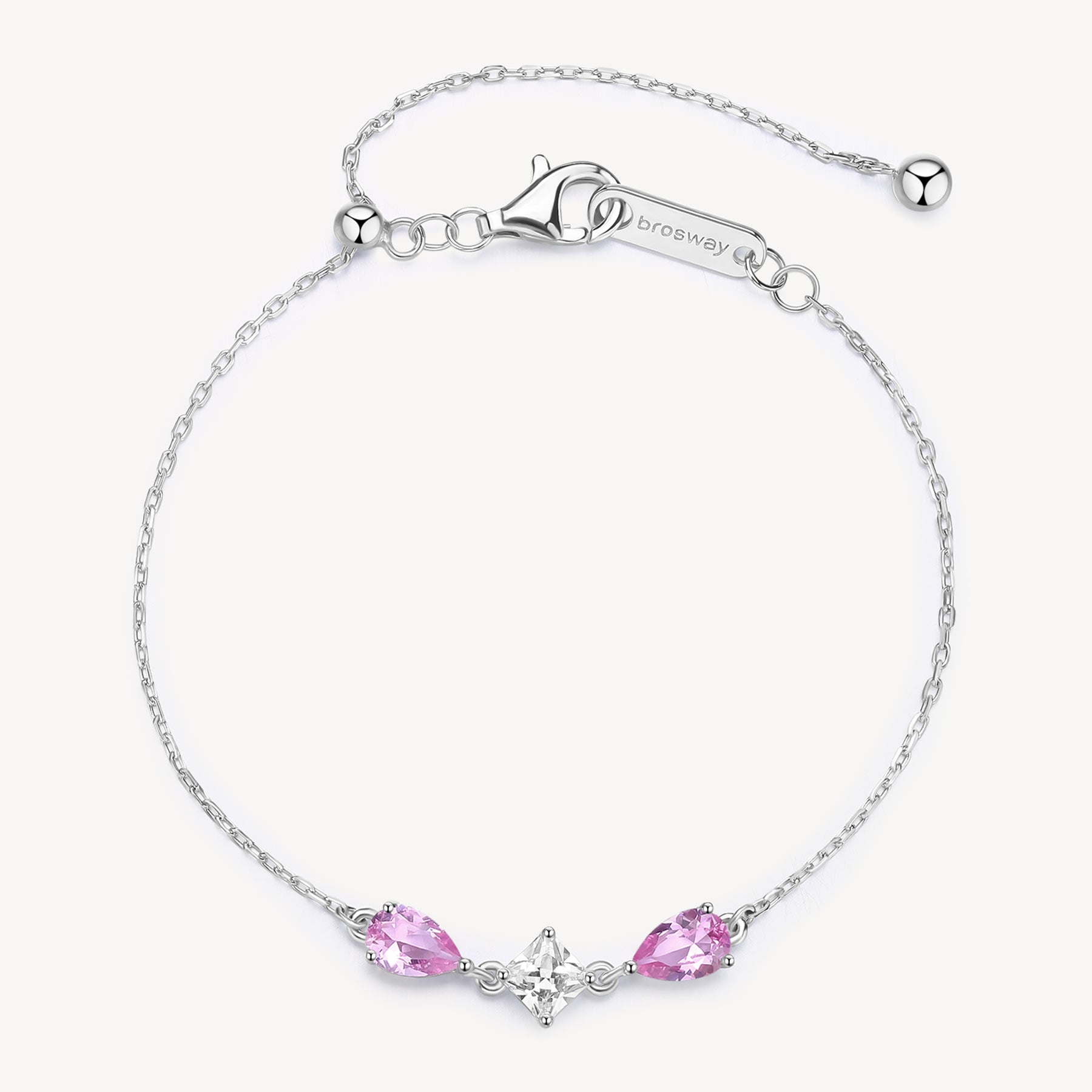 Bracciale Fancy Vibrant Pink 185mm