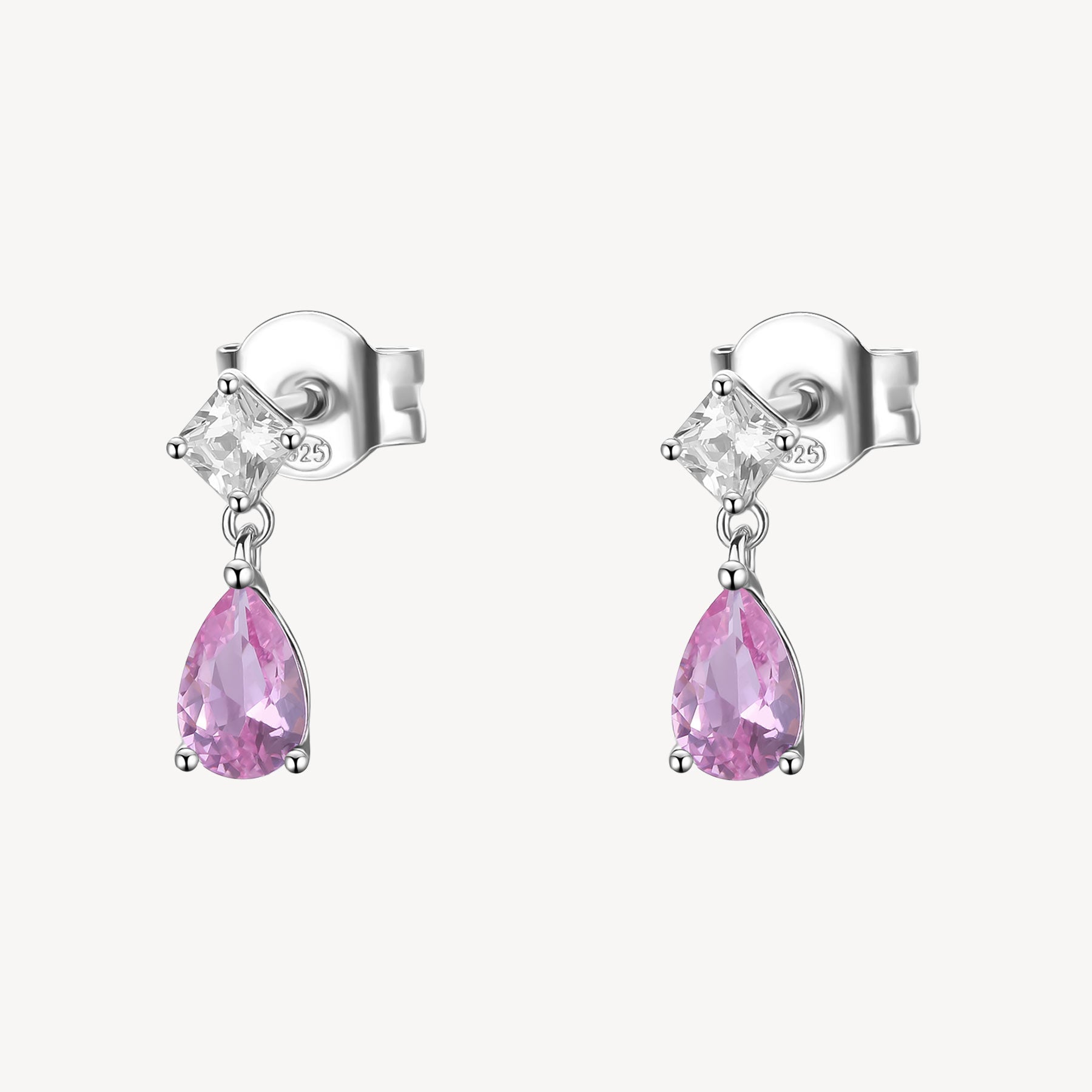 Orecchini Fancy Vibrant Pink 12mm