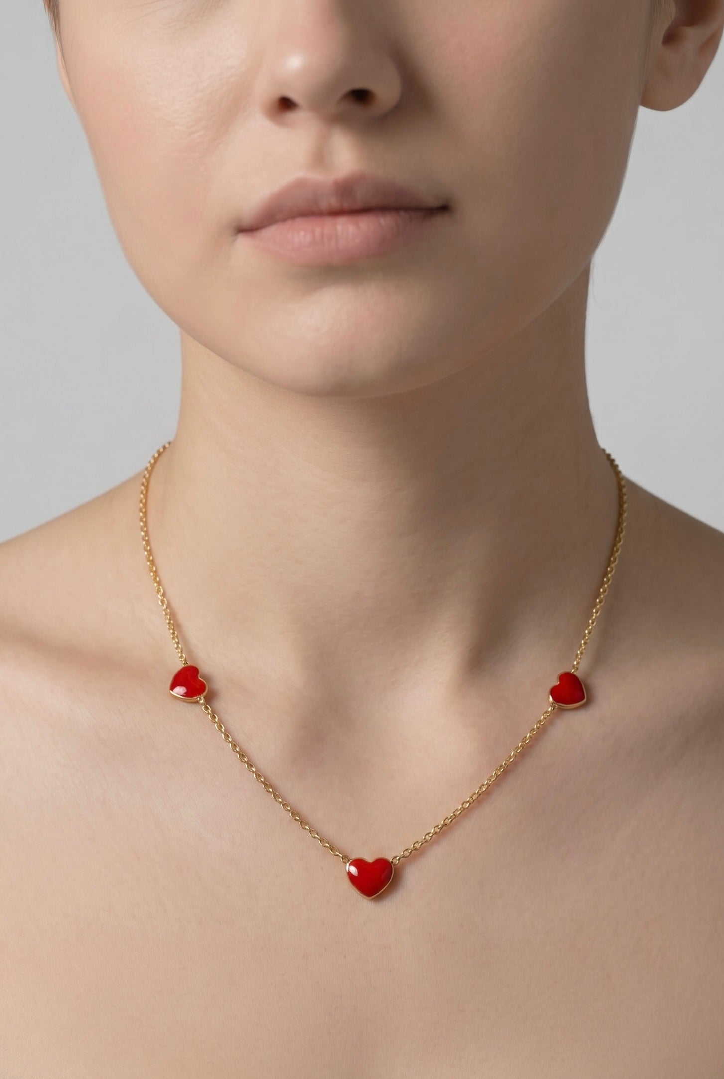 Collana 3 cuori