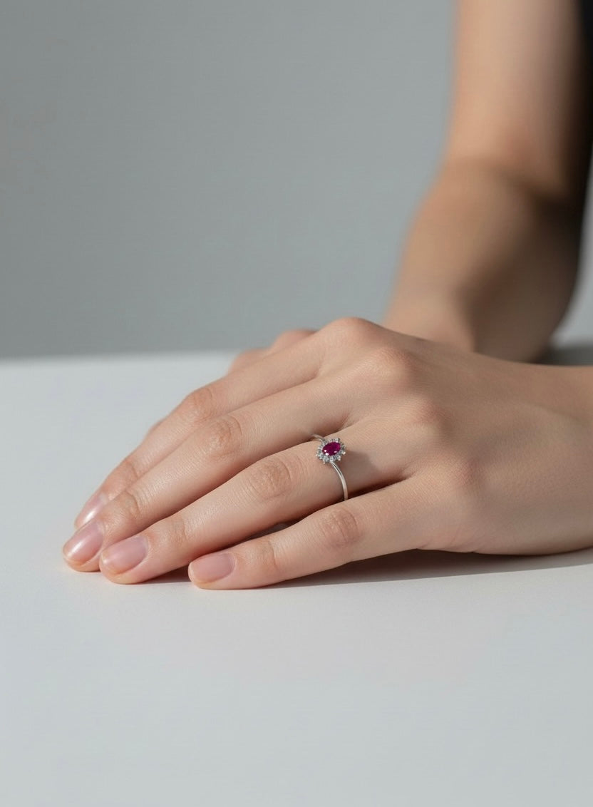 Anello Mini Kate Ruby