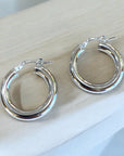 Orecchini cerchio Silver 1.1