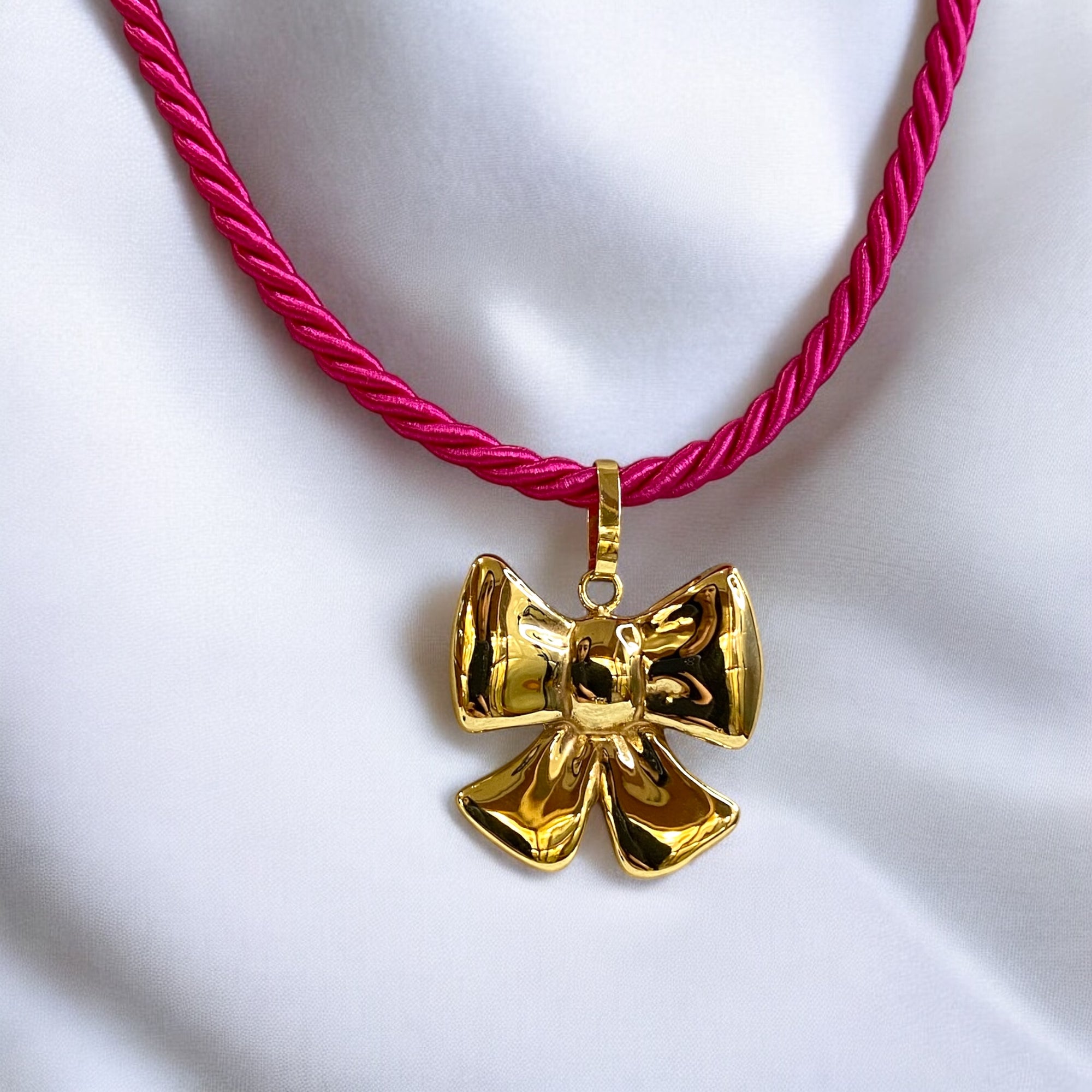 Collana Seta &amp; Fiocco