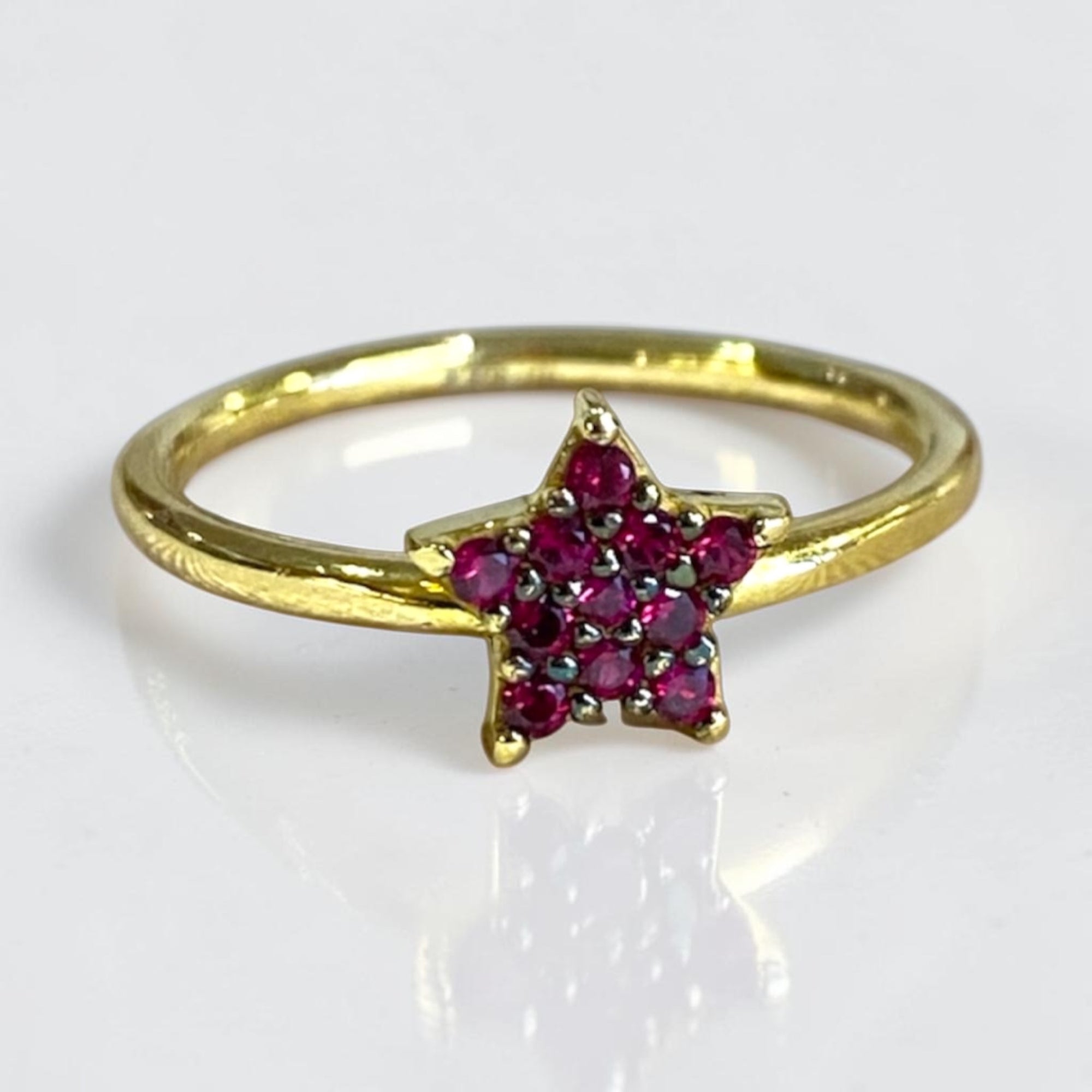 Anello Ruby star
