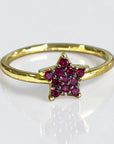 Anello Ruby star