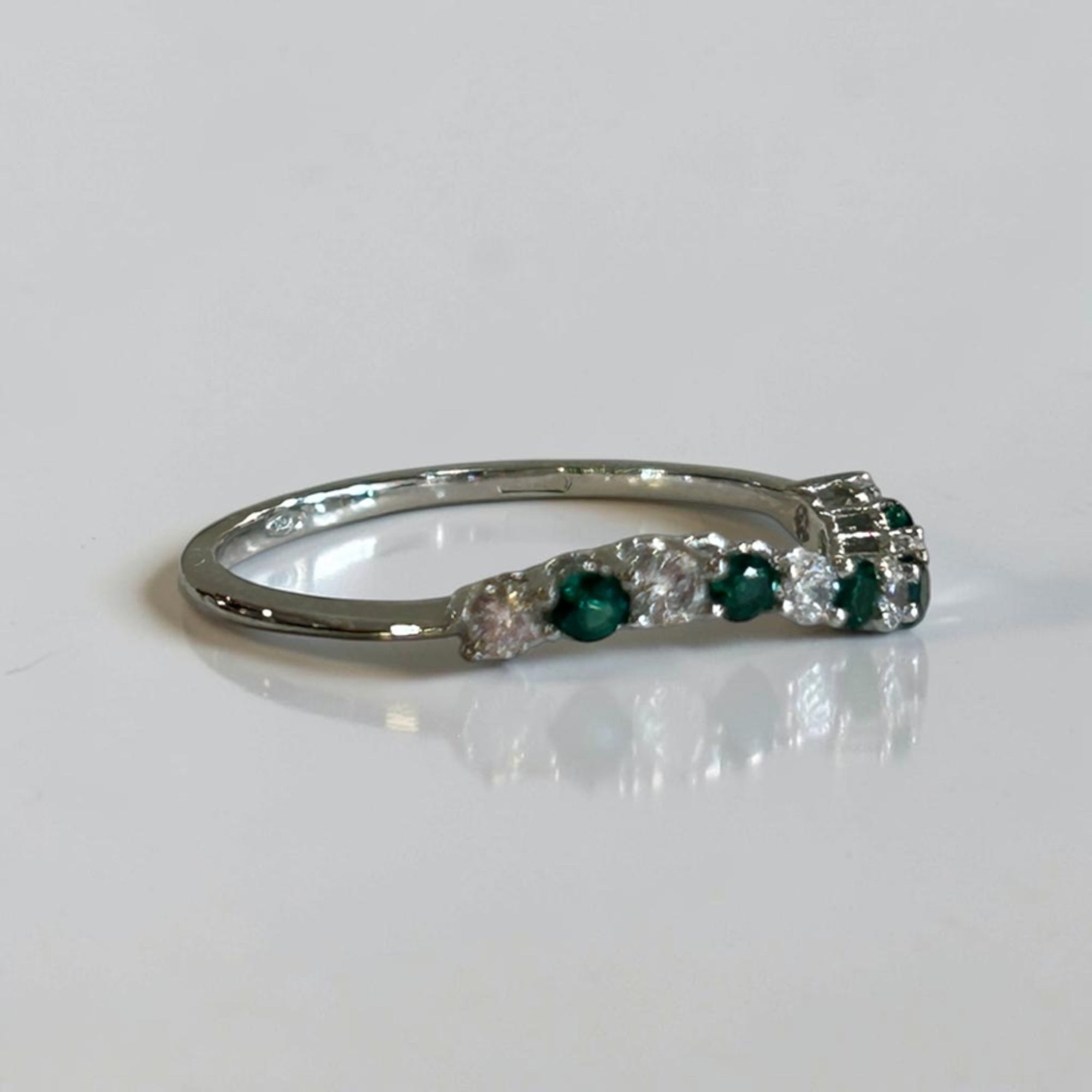 Anello Onda Green