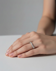 Anello Onda White