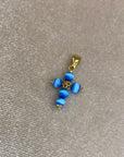 Ciondolo Croce Azzurro