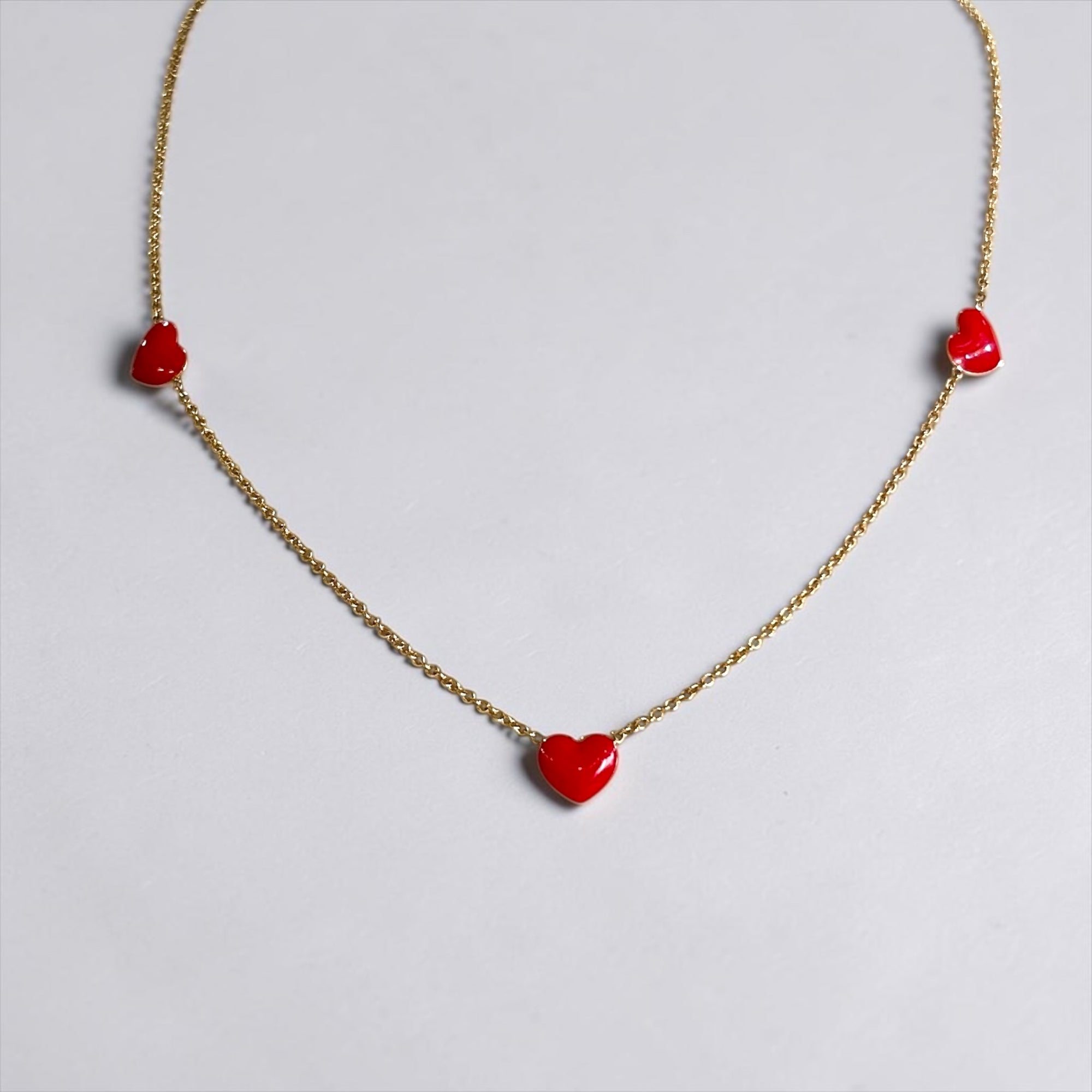Collana 3 cuori