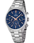 OROLOGIO FESTINA TIMELESS CHRONOGRAPH F16820/A BLU CINTURINO IN ACCIAIO, UOMO